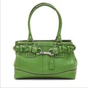 Coach Kelly Green Hamilton Satchel